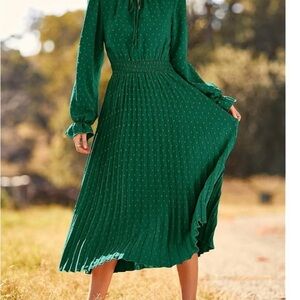 NWT Pretty Garden Casual Midi Dress Size L